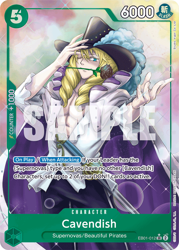 EB01-012 - Cavendish - Super Rare - (Alternate Art)