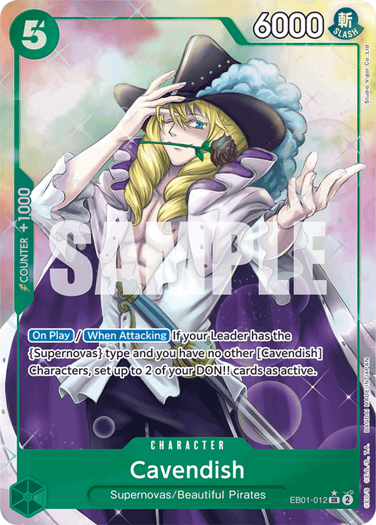 EB01-012 - Cavendish - Super Rare - (Alternate Art)