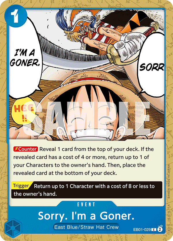 EB01-029 - Sorry. I'm a Goner. - Common