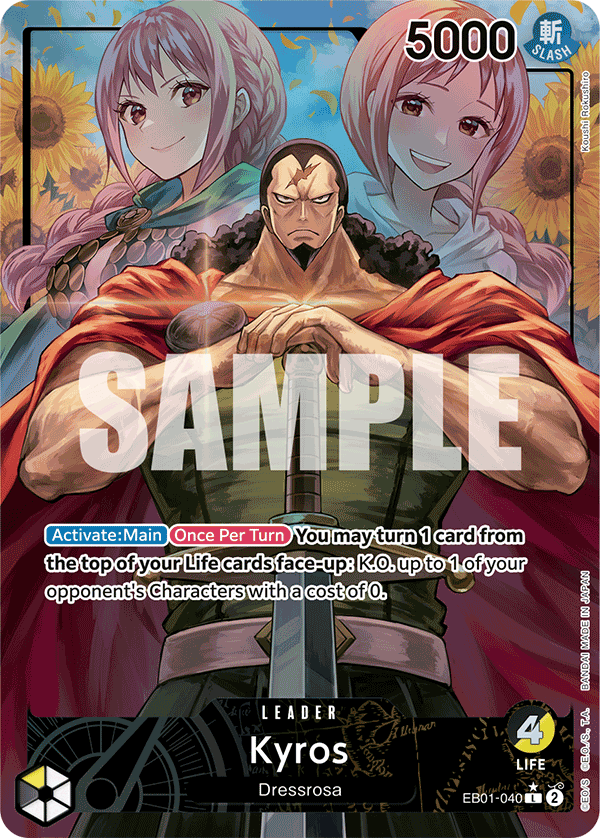EB01-040 - Kyros - Leader (Alternate Art)