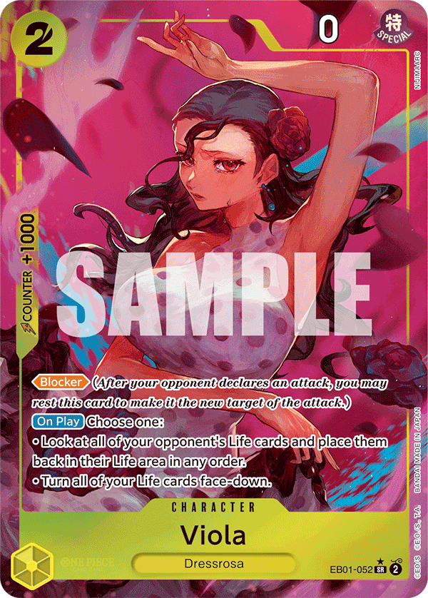 EB01-052 - Viola - Super Rare (Alternate Art)