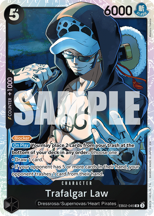EB02-045 - Trafalgar Law - Super Rare