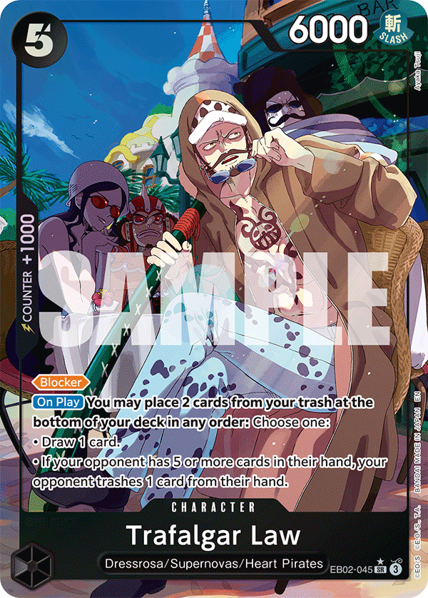 EB02-045 - Trafalgar Law - Super Rare ALT ART