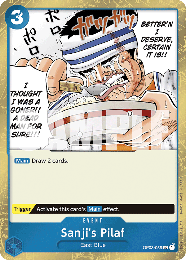 OP03-056 - Sanji's Pilaf - Uncommon (Jolly Roger Foil)