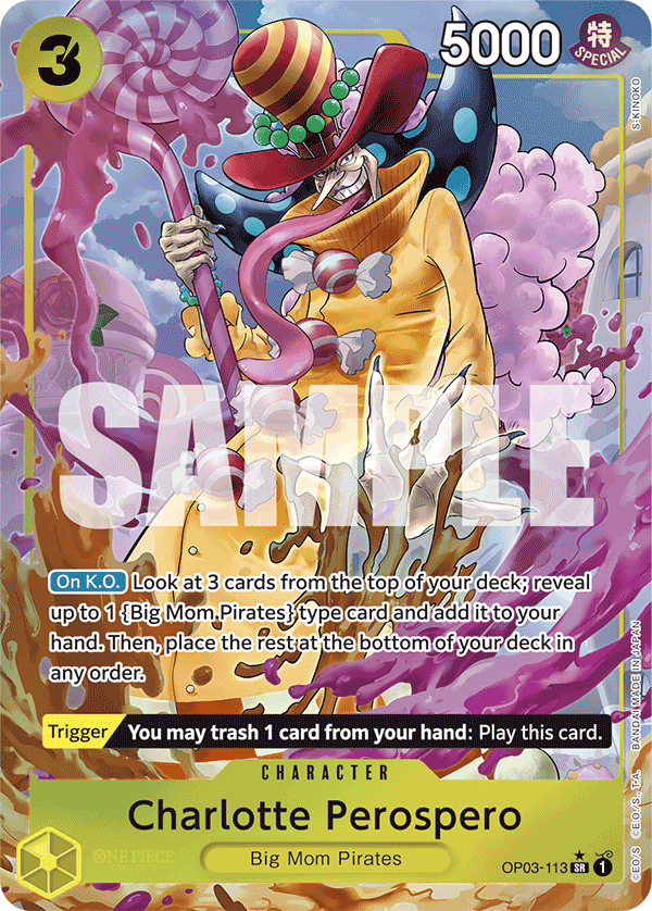 OP03-113 - Charlotte Perospero - Super Rare Alt Art