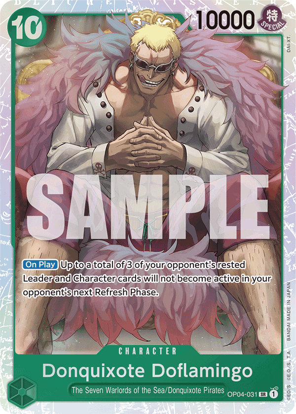 OP04-031 - Donquixote Doflamingo - Super Rare Reprint