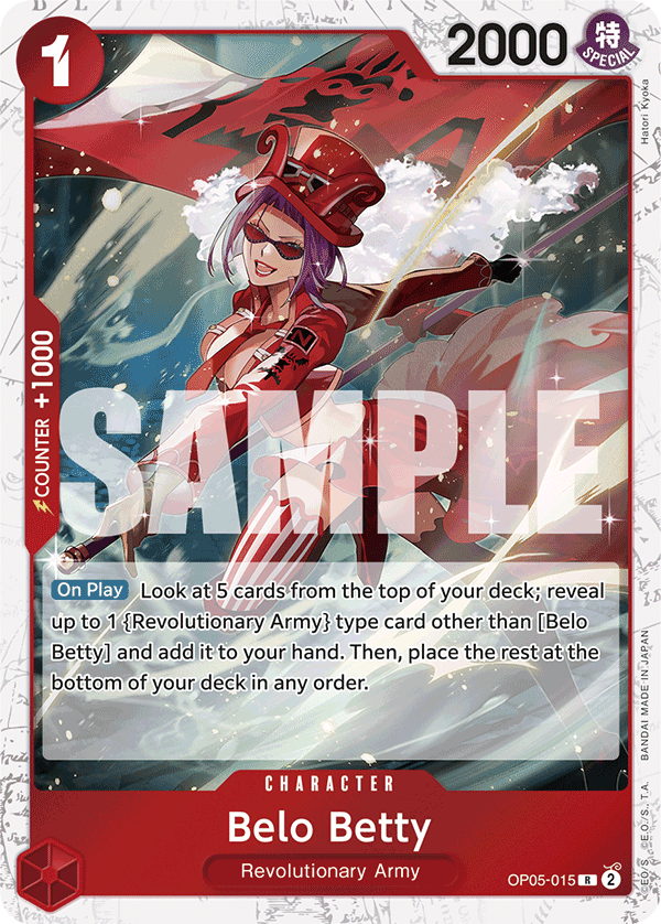 OP05-015 - Belo Betty - Rare (Jolly Roger Foil)