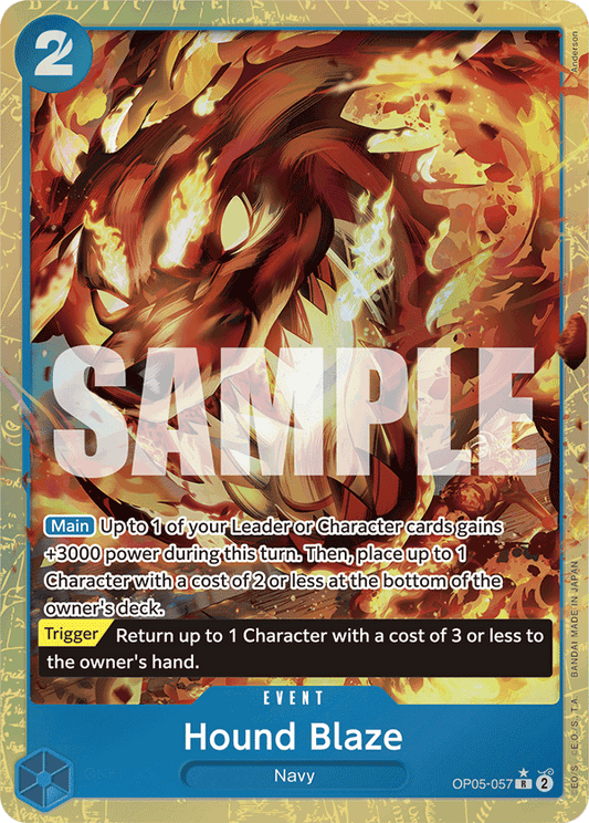 OP05-057 - Hound Blaze - Rare Alt Art
