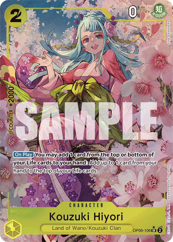 OP06-106 - Kouzuki Hiyori - Super Rare Alt Art