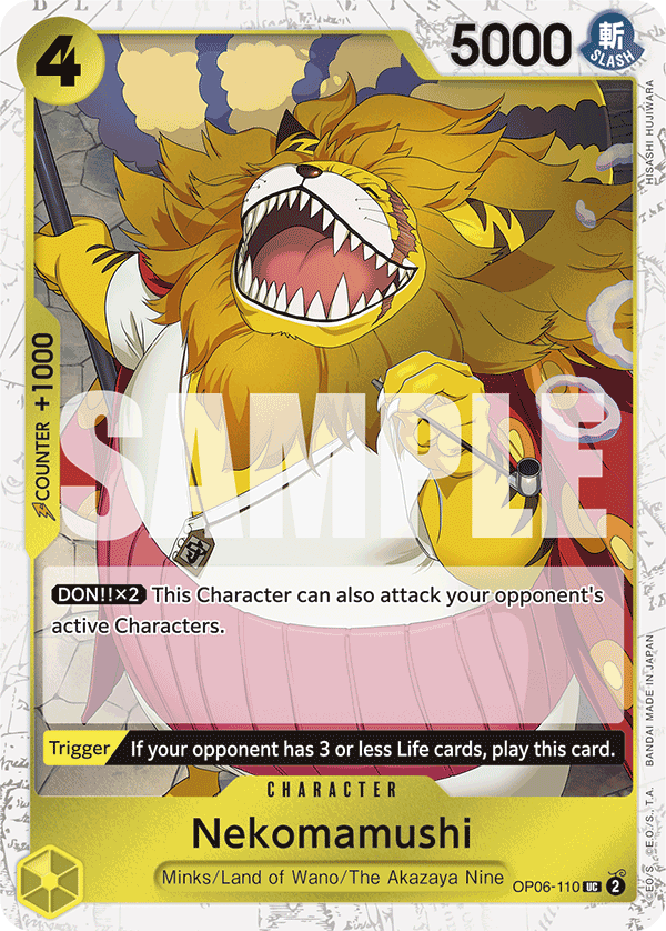 OP06-110 - Nekomamushi - Uncommon (Jolly Roger Foil)