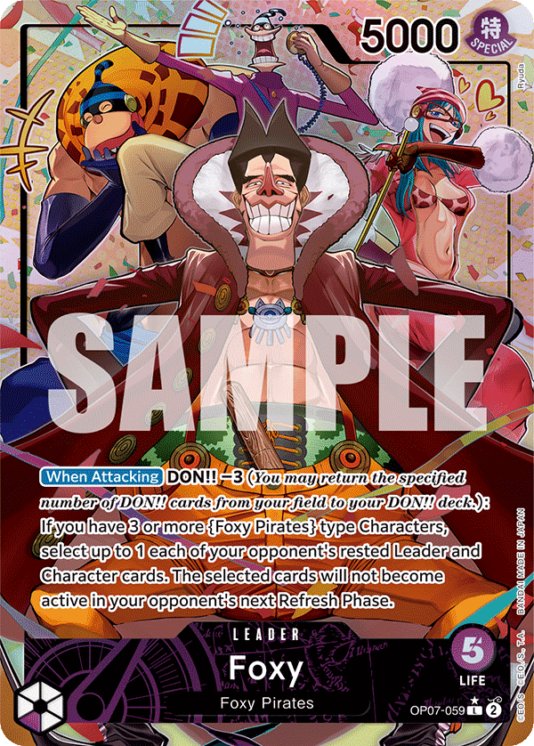 Foxy - OP07-059 - Leader (Alternate Art)