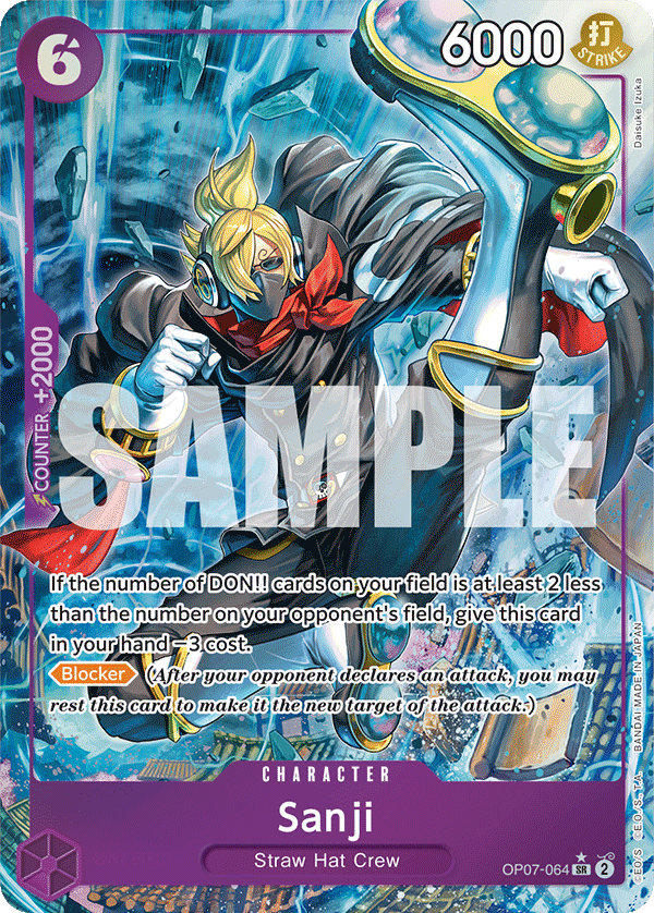 Sanji - OP07-064 - Super Rare (Alternate Art)