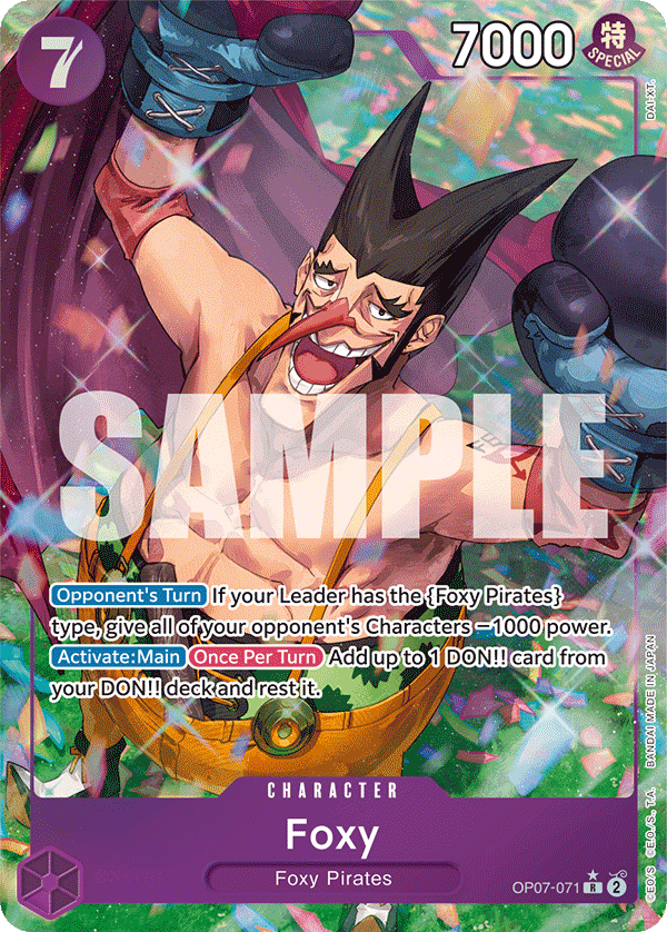Foxy - OP07-071 - Rare (Alternate Art)
