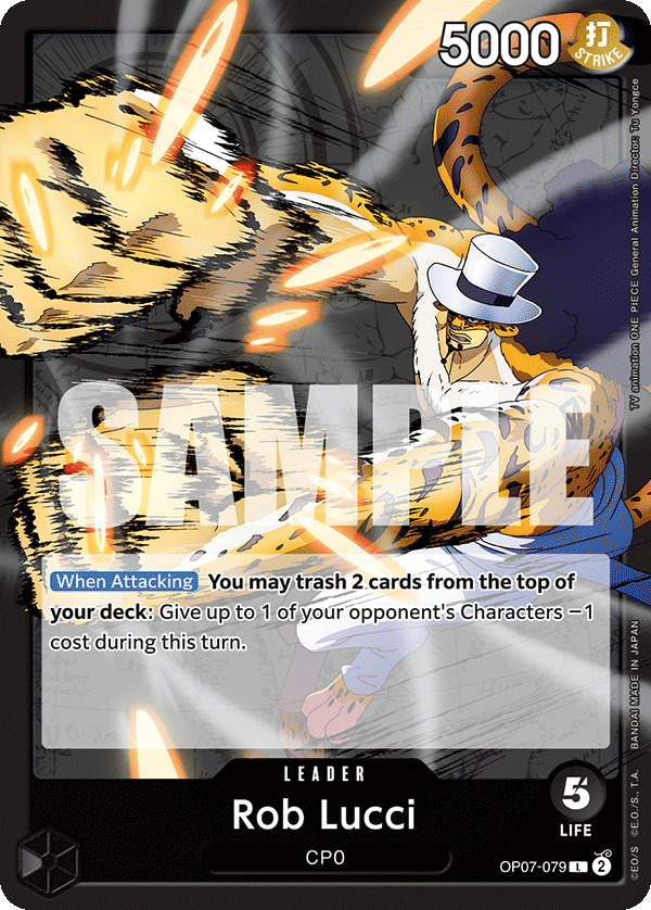 Rob Lucci - OP07-079 - Leader