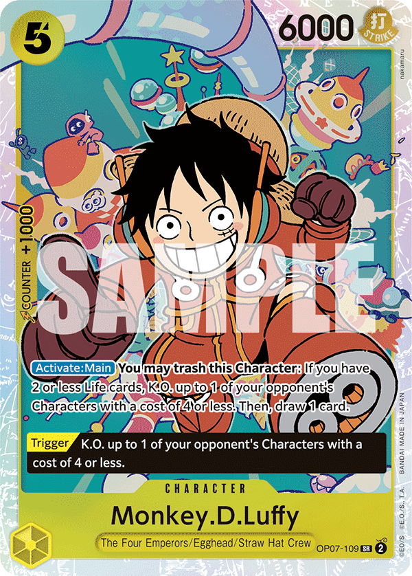 Monkey.D.Luffy - OP07-109 - Super Rare