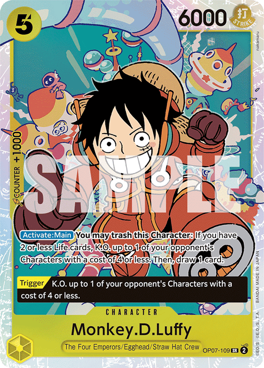Monkey.D.Luffy - OP07-109 - Super Rare