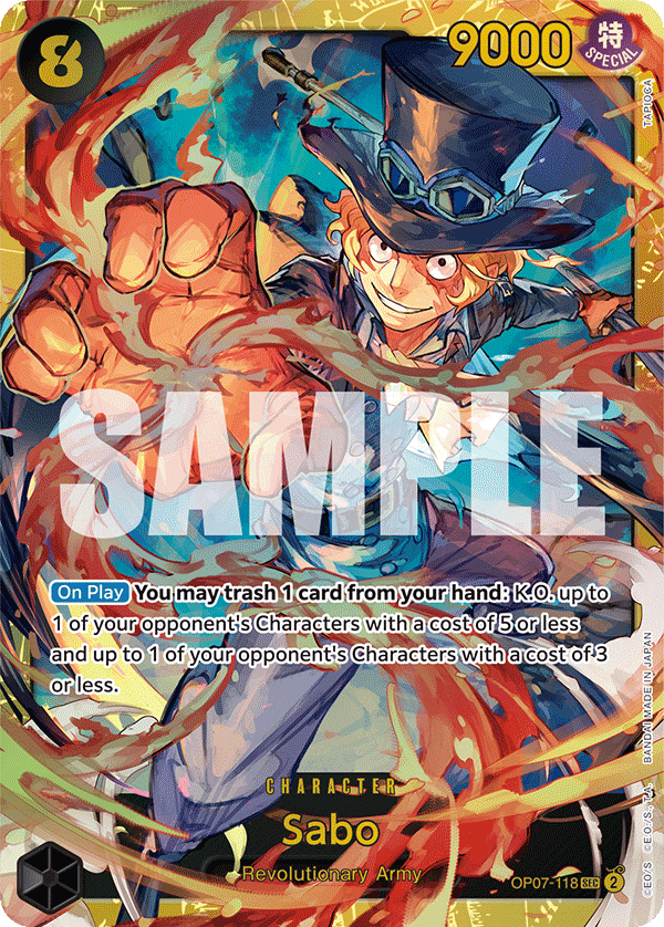 Sabo - OP07-118 - Secret Rare