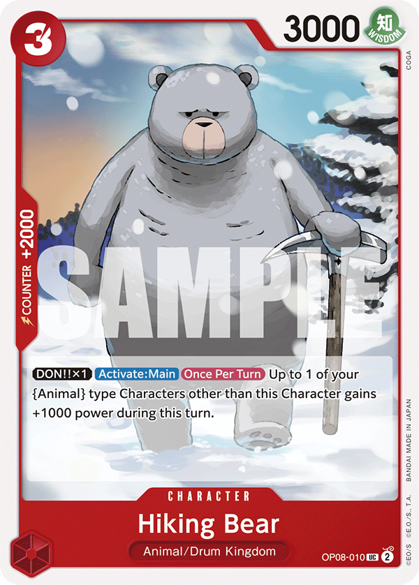 OP08-010 - Hiking Bear - Uncommon