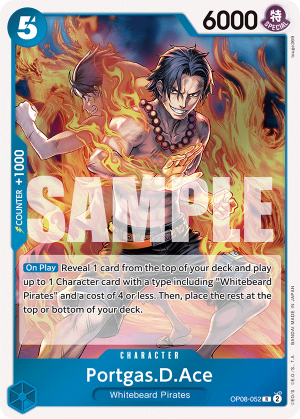 OP08-052 - Portgas.D.Ace - Rare