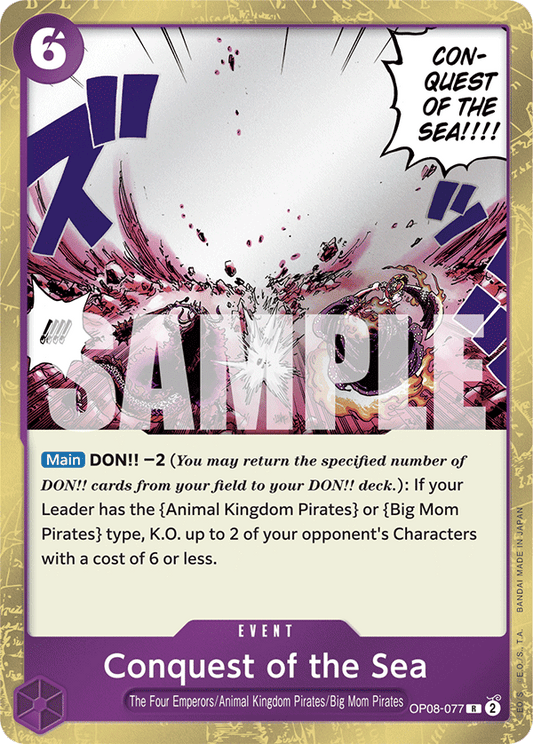 OP08-077 - Conquest of the Sea - Rare