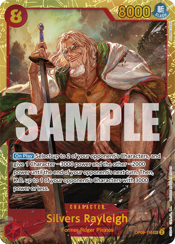 OP08-118 - Silvers Rayleigh - Secret Rare