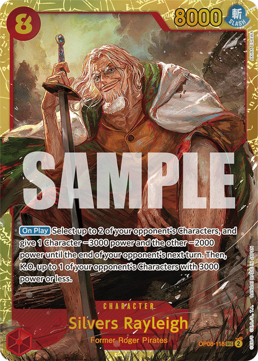OP08-118 - Silvers Rayleigh - Secret Rare