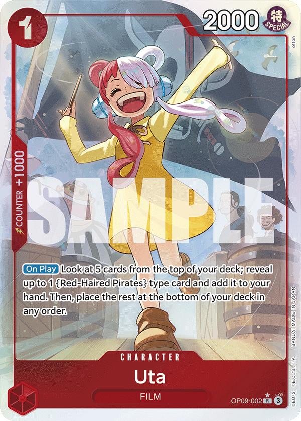 OP09-002 - Uta - Rare Alt Art