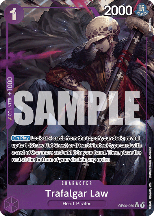 OP09-069 - Trafalgar Law - Rare Alt Art