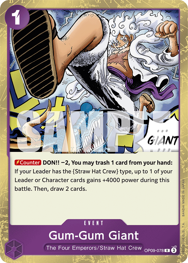 OP09-078 - Gum-Gum Giant