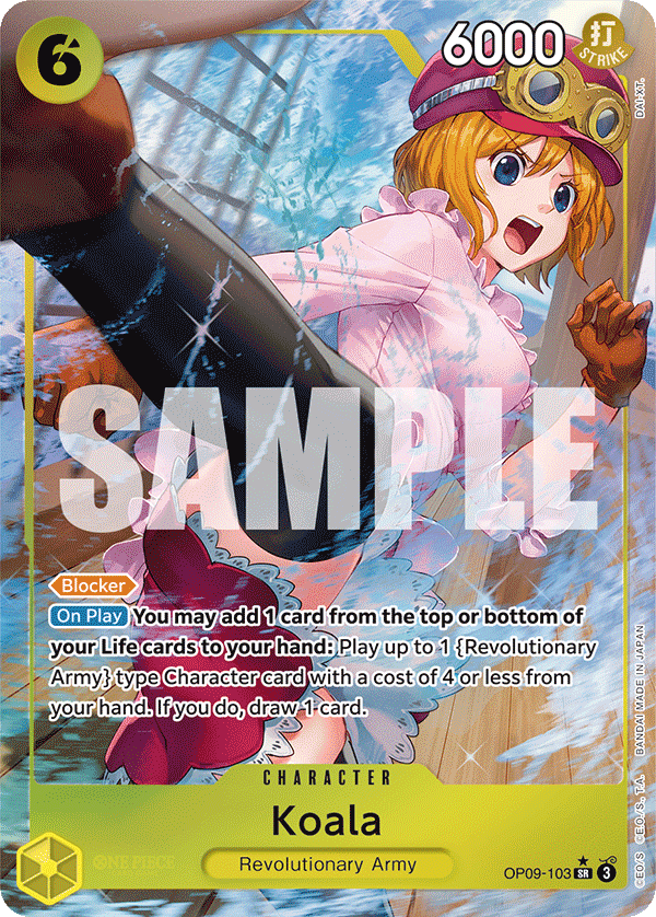 OP09-103 - Koala - Super Rare Alt Art