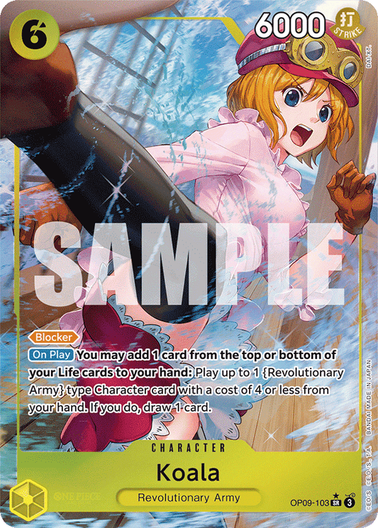 OP09-103 - Koala - Super Rare Alt Art