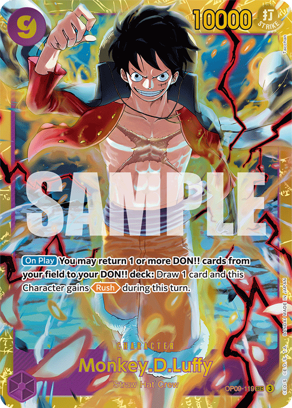 OP09-119 - Monkey.D.Luffy - Secret Rare