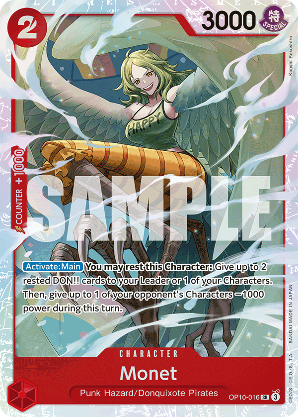 OP10-016 - Monet - Super Rare