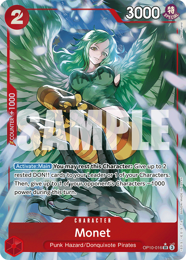 OP10-016 - Monet - Super Rare Alt Art