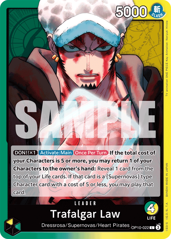 OP10-022 - Trafalgar Law - Leader
