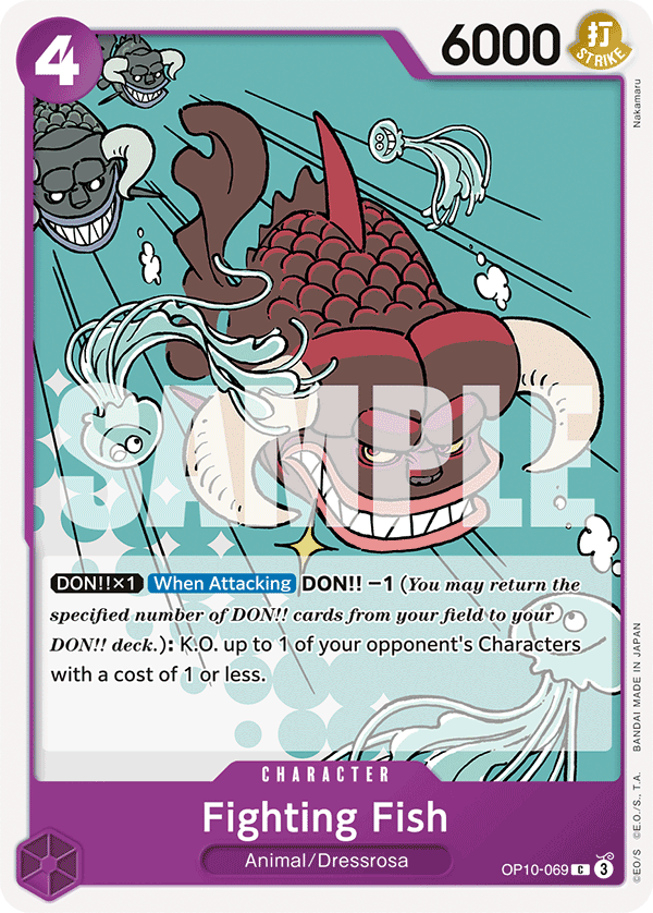 OP10-069 - Fighting Fish - Common