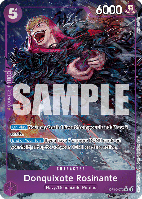 OP10-072 - Donquixote Rosinante - Super Rare Alt Art