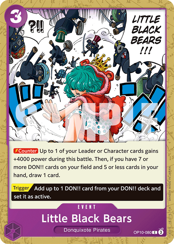 OP10-080 - Little Black Bears - Common