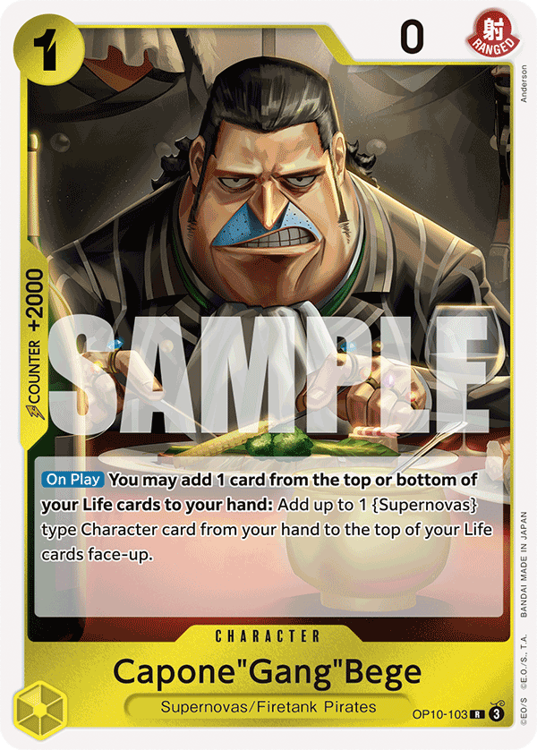 OP10-103 - Capone"Gang"Bege - Rare