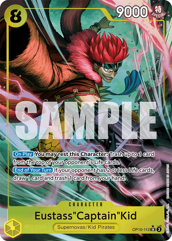 OP10-112 - Eustass"Captain"Kid - Super Rare Alt Art