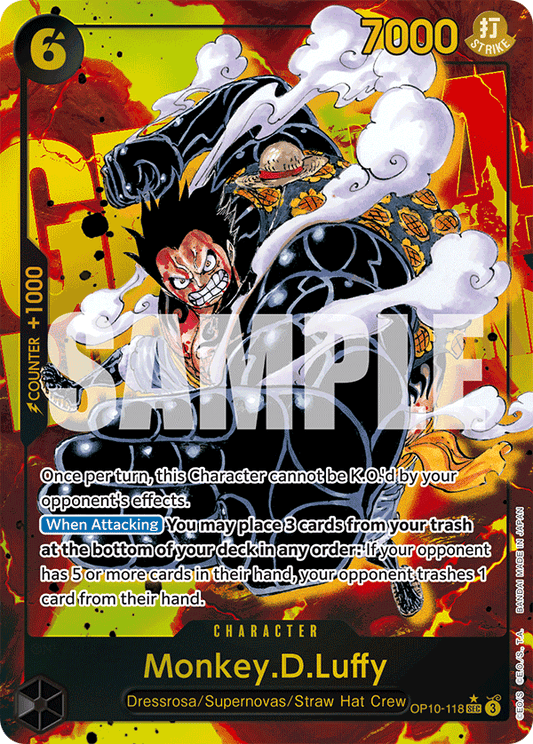 OP10-118 - Monkey.D.Luffy - Secret Rare Alt Art