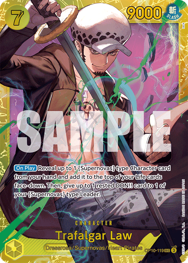 OP10-119 - Trafalgar Law - Secret Rare