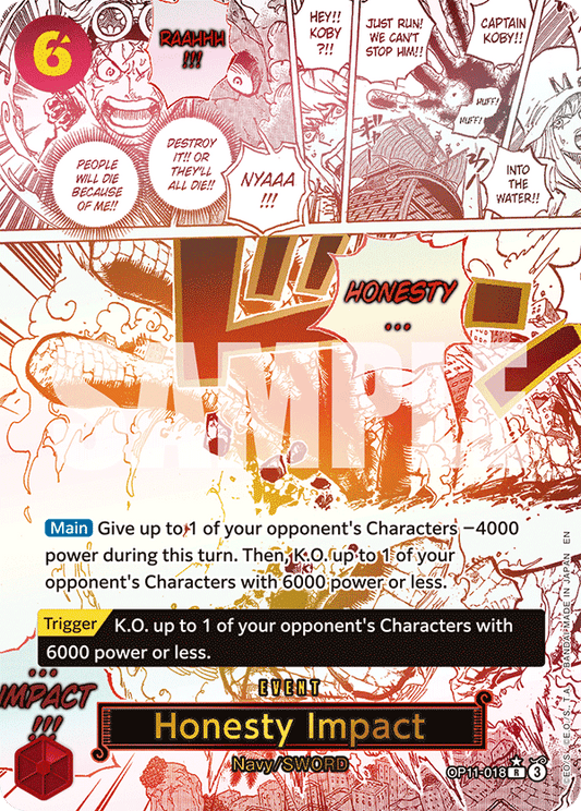 OP11-018 - Honesty Impact - Rare Alt Art