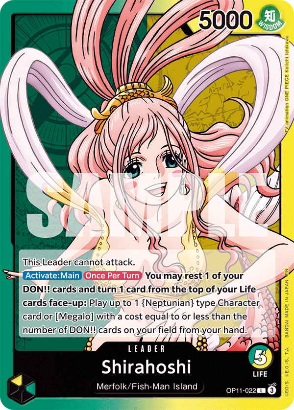OP11-022 - Shirahoshi - Leader
