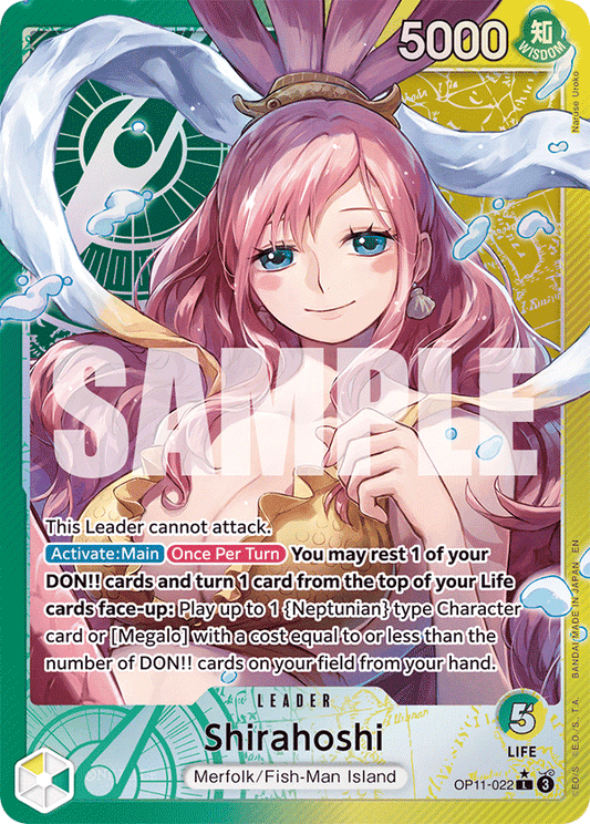 OP11-022 - Shirahoshi - Leader Alt Art