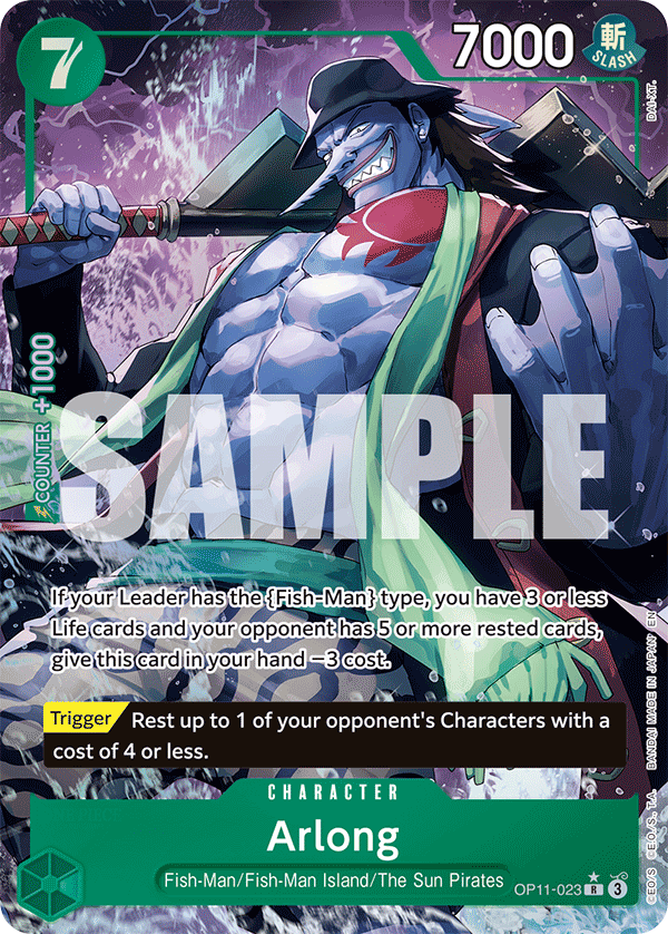 OP11-023 - Arlong - Rare Alt Art