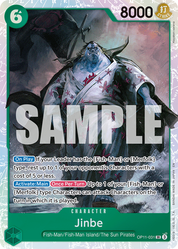 OP11-031 - Jinbe - Super Rare