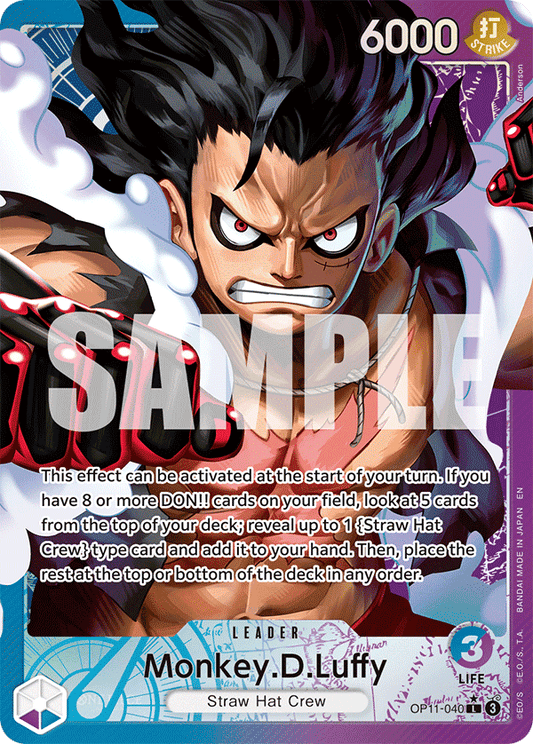 OP11-040 - Monkey.D.Luffy - Leader Alt Art