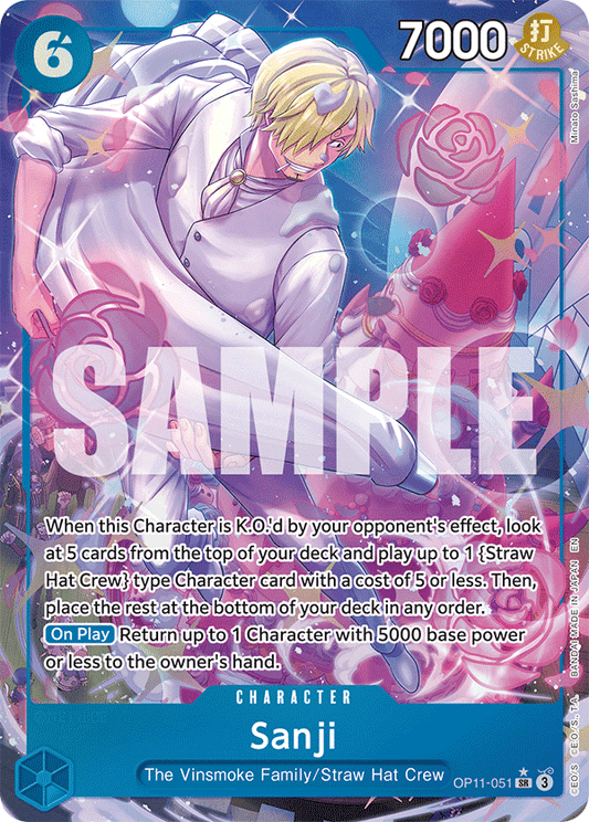 OP11-051 - Sanji - Super Rare Alt Art