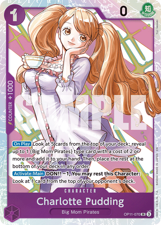 OP11-070 - Charlotte Pudding - Super Rare